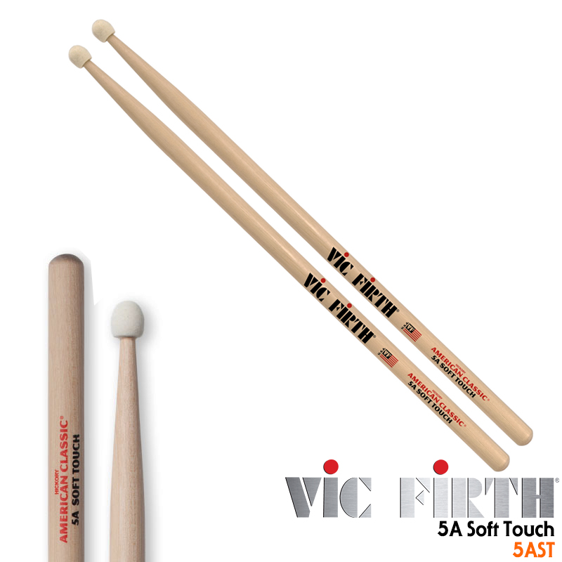 Vic Firth 드럼스틱 American Classic 5A Soft Touch (5AST)